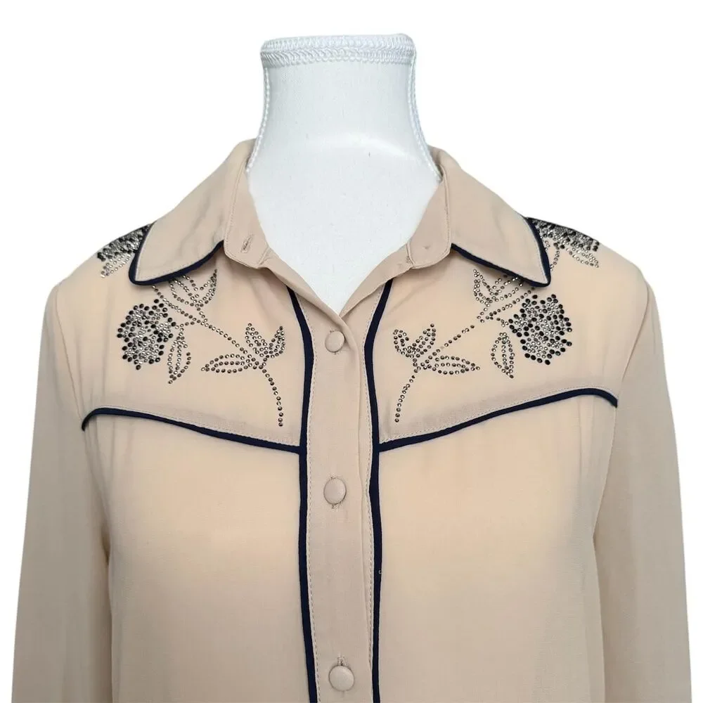 Forever 21 Button Down Long Sleeve Shirt - Picture 2 of 5